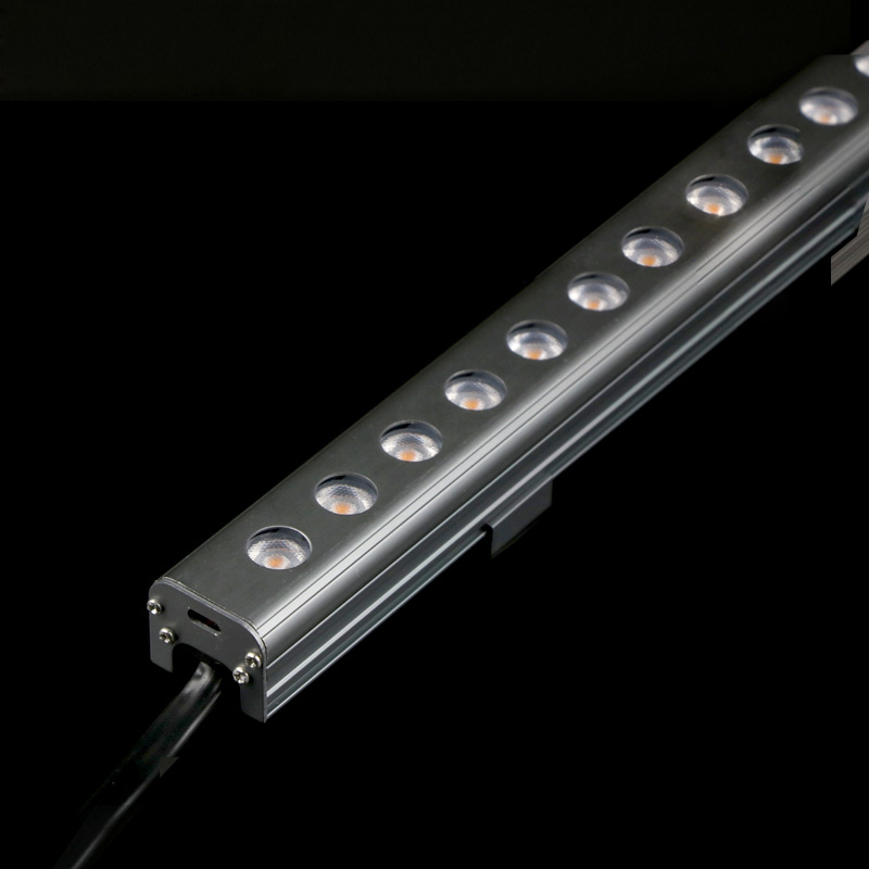 DC24V 12W 28X23mm White/Yellow Light Full Color Addressable DMX512 Outdoor Waterproof IP67 Aluminum Lens Linear LED Lighting LED Wall Wash Lighting DC24V 12W 28X23mm White/Yellow Light Full Color Addressable DMX512 Outdoor Waterproof IP67 Aluminum Lens Linear LED Lighting LED Wall Wash Lighting